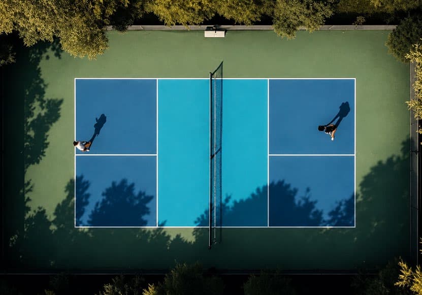 Pickleball court